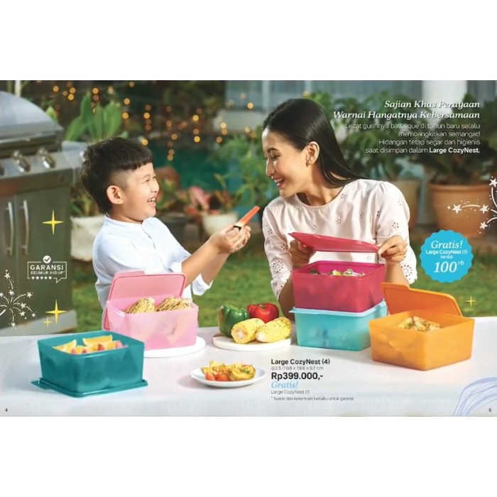 Terlaris Tupperware Large Cozy Nest Ecer 1Pcs