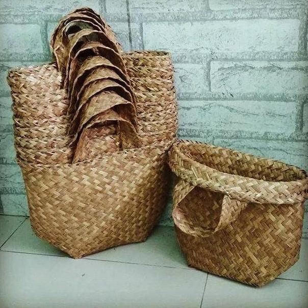 

~Bisa Cod~ Paket Hemat Keranjang Purun Reguler Size S 20Cm Isi 12 Pcs (Goodie Bag, Hampers, Tas Promo Best Seller!