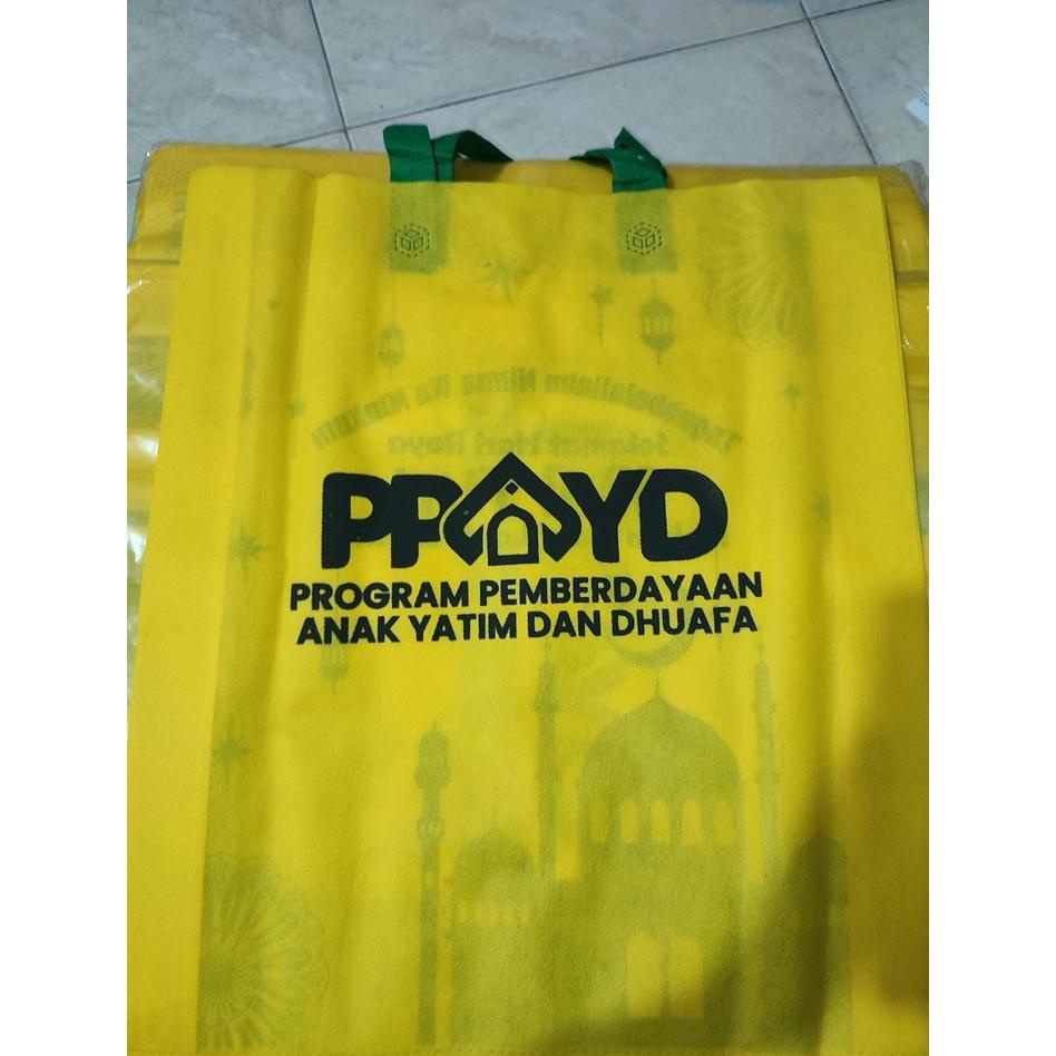 

Tas Lebaran 1 Sisi Printing Sablon 38X45Cm Promo Best Seller!