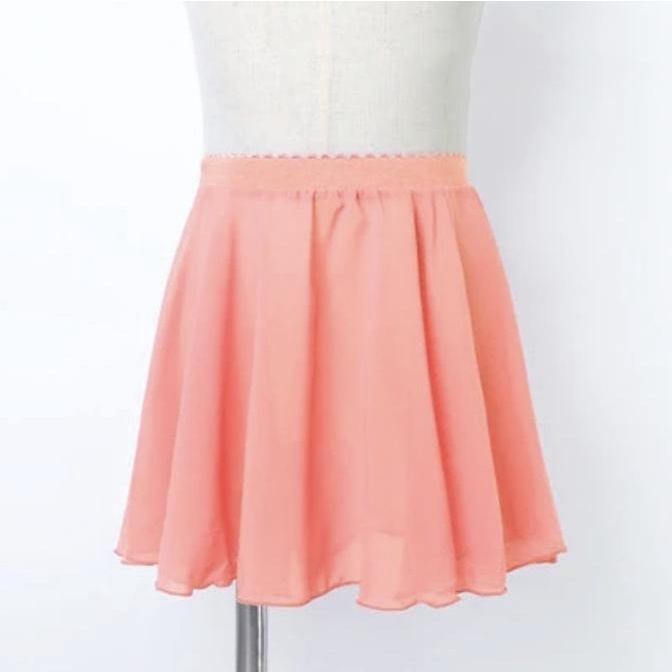 Rok Balet Kain Kaca Organdi Sifon Ungu/ Wrapskirt Ballet Anak buo06