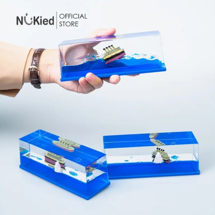 Miniatur Pajangan Kapal Pesiar Ombak Bergerak