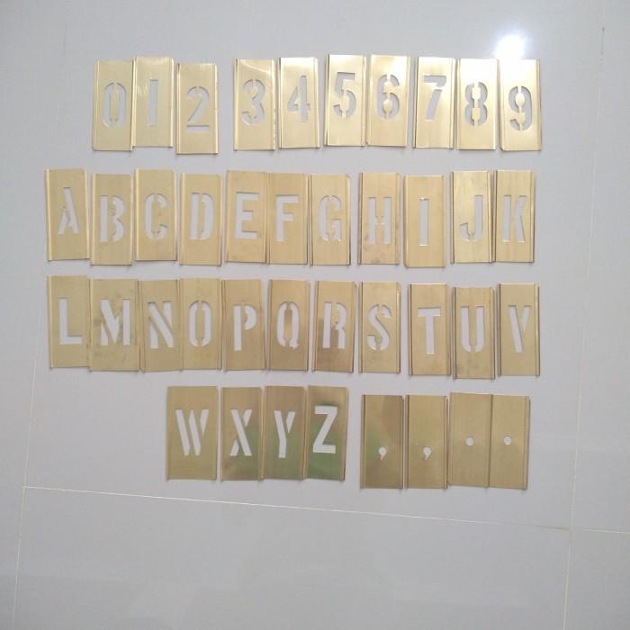 

Terlaris Stn Impa 613137 Stencil Letter And Figure Sets A-Z & 0-9 50Mm(2") 76S