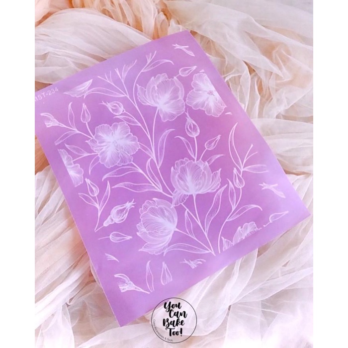 

Terlaris Stn Mesh Stencil Tulip