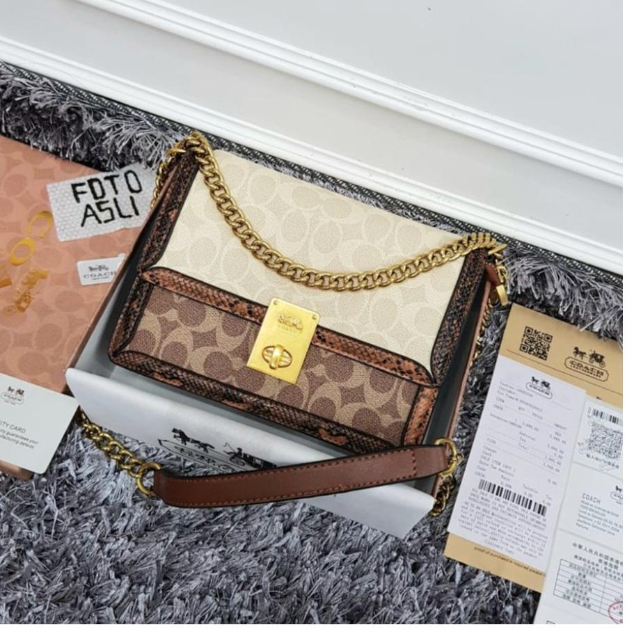 C¤ACH Hutton Shoulder Kombi Snake Skin 4406 (FreeDustbag+BubbleWrap) ‣ MAM.18Ap23υ