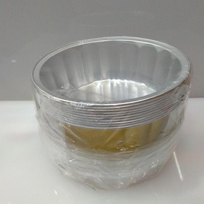 

Al baking cup w/lid round serrated O 88 H 40mm pk-10