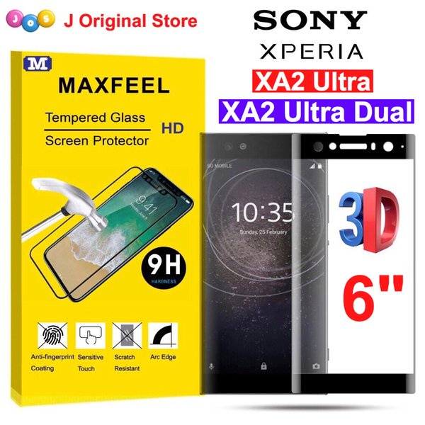 MAXFEEL Tempered Glass 3D Edge Sony Xperia XA2 Ultra XA2 Ultra Dual