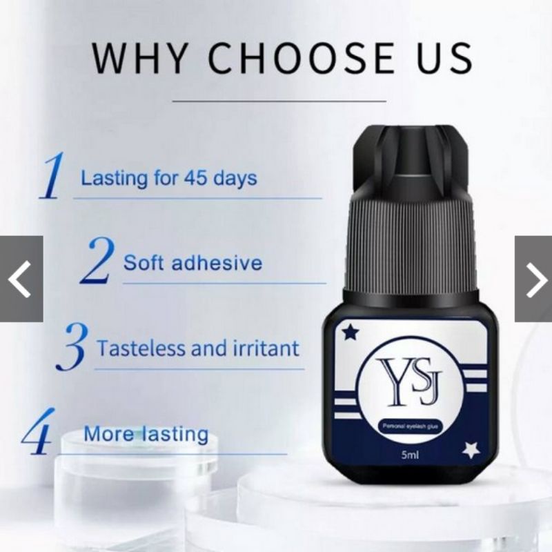 (Tidak pedih) Lem eyelash extension tanam bulu mata Ysj tdk pedih dimat