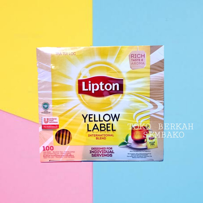 

Lipton Yellow Label Tea 100 Envelope / Teh Celup