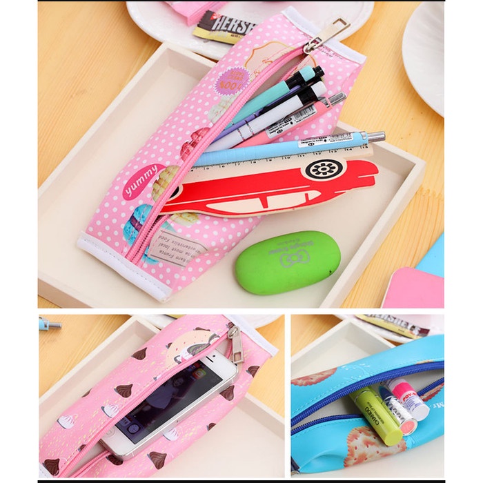 

Kotak Kosmetik / Pensil Motif Karakter Candy Biscuit Cosmetic Pouch