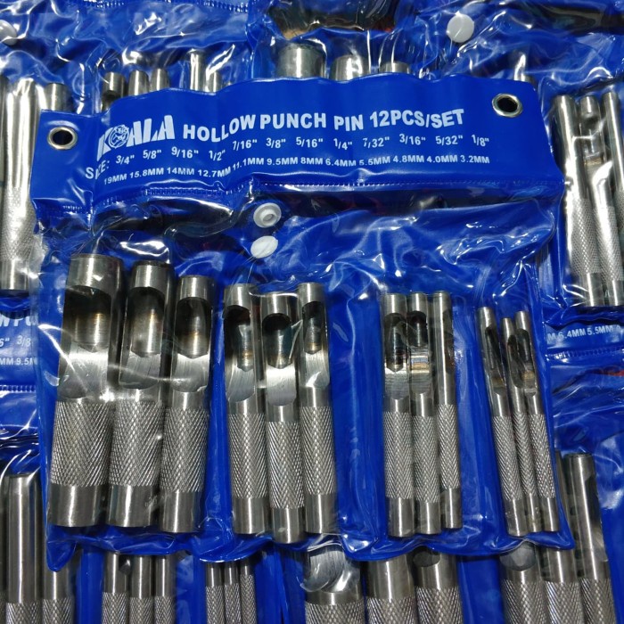 

Terlaris Alat Pelubang Paking Set 12 Pcs - Hollow Punch Pin 12 Pcs 3/4"-1/8