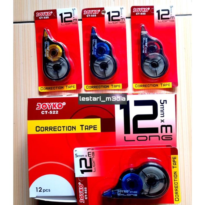 

Tipe X Pita Joyko correction tape pita koreksi