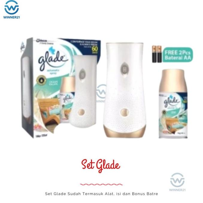 Pengharum Ruangan Otomatis Glade Automatic Alat Semprot Spray Matic