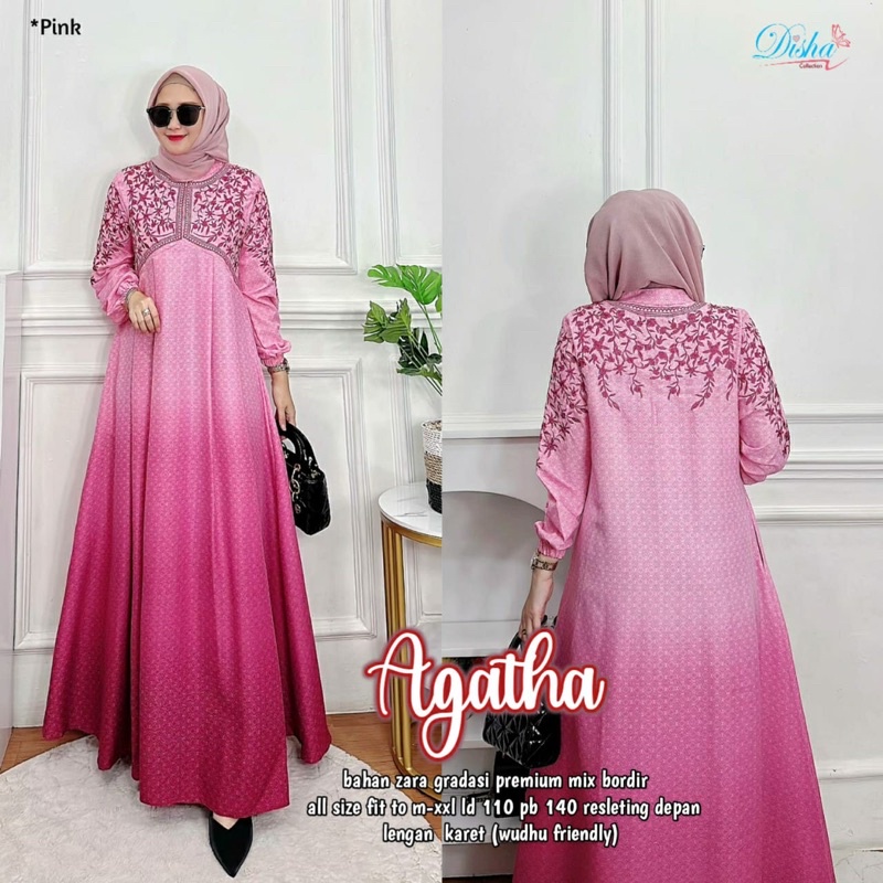 Agatha dress / gamis lebaran BY DISHA