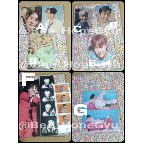 photocard mini postcard bookmark photo strip jhope hobi Jung Hoseok BTS hybe insight dalmajung LD bu