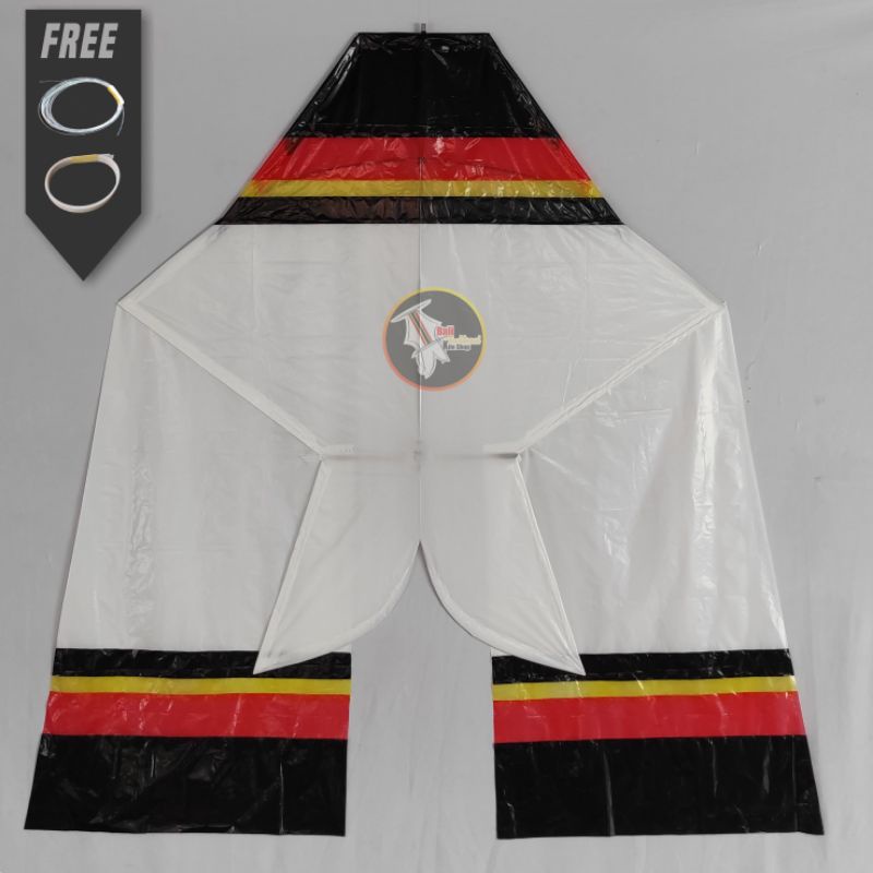 layangan cotek lawas bongkar pasang knockdown V1 lebar 110cm x tinggi 130cm