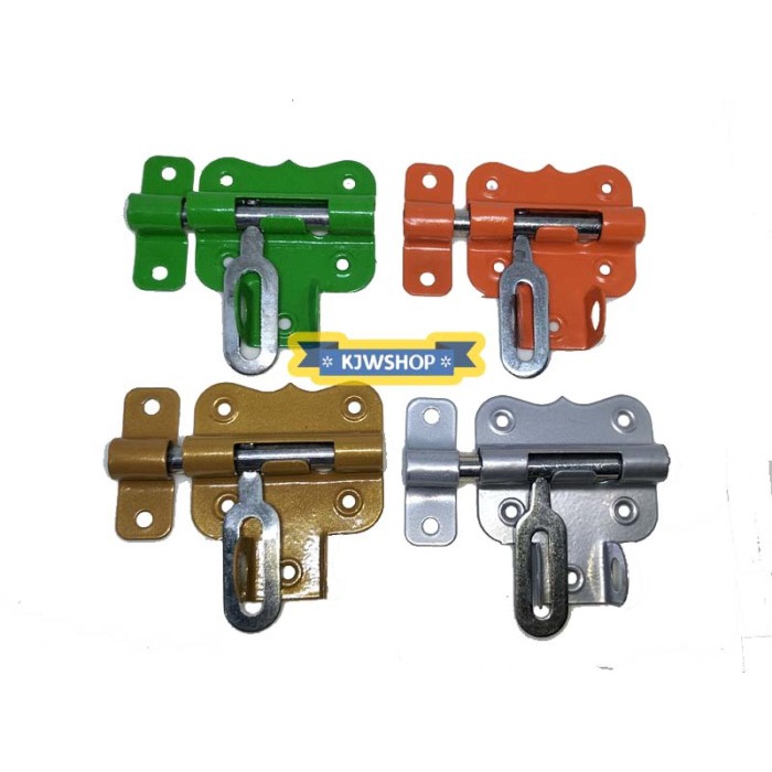 Grendel Overval Warna Selot Pintu Slot Pintu Lubang Gembok Pintu Kamar murah