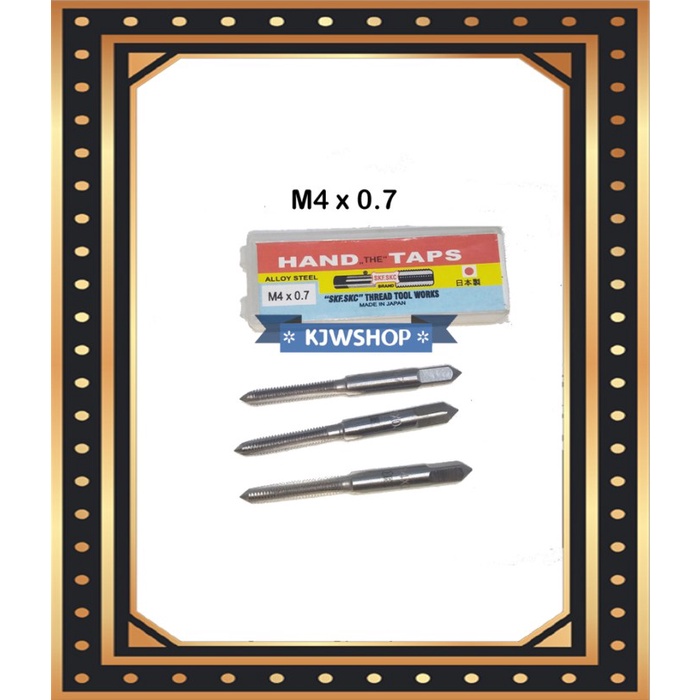 Handtap Baut M4 Hand tap Pembuat Drat Baut M4x0.7 Handtap M4 x 0.7 murah