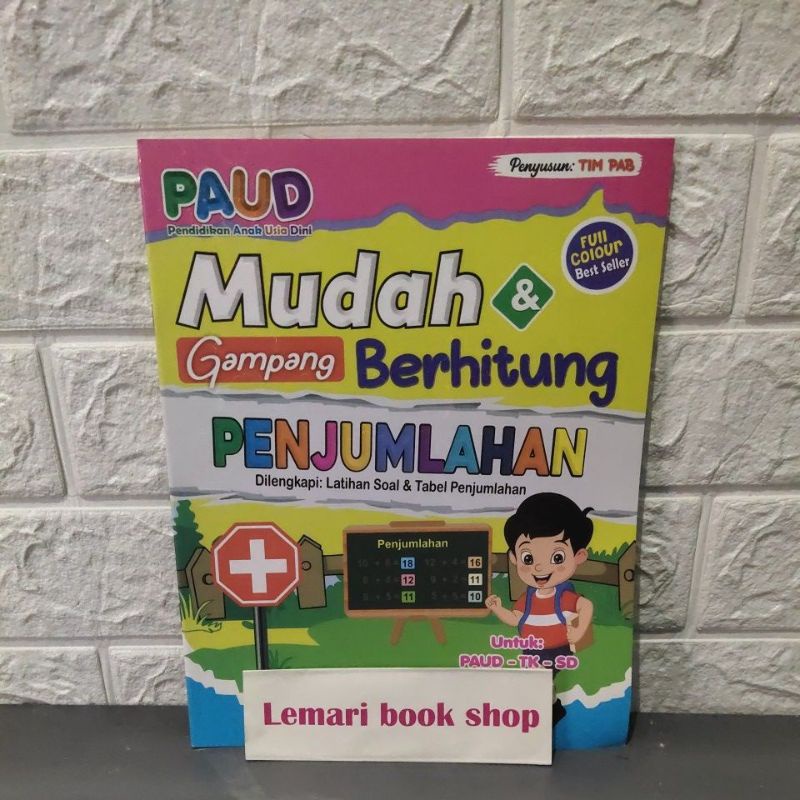 Buku anak tk dan paud Mudah dan gampang berhitung penjumlahan