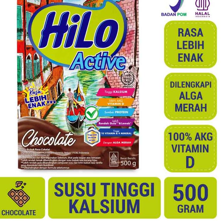 

Serbu sekarang 0w0VkHiLo Active Chocolate 500 gram - Susu Tinggi Kalsium Rendah Lemak