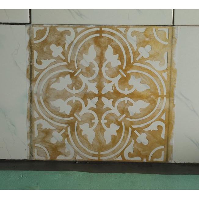 

Terlaris Stn Stencil Lantai 30 X 40 Cm / Floor Stencil / Wallpaper