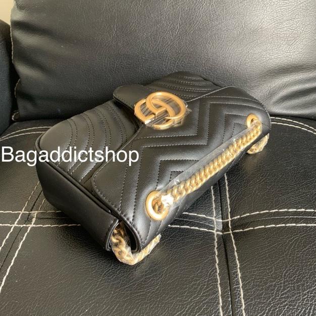 BagAddict Tas Marmont 26 Black Mirror Import VIP