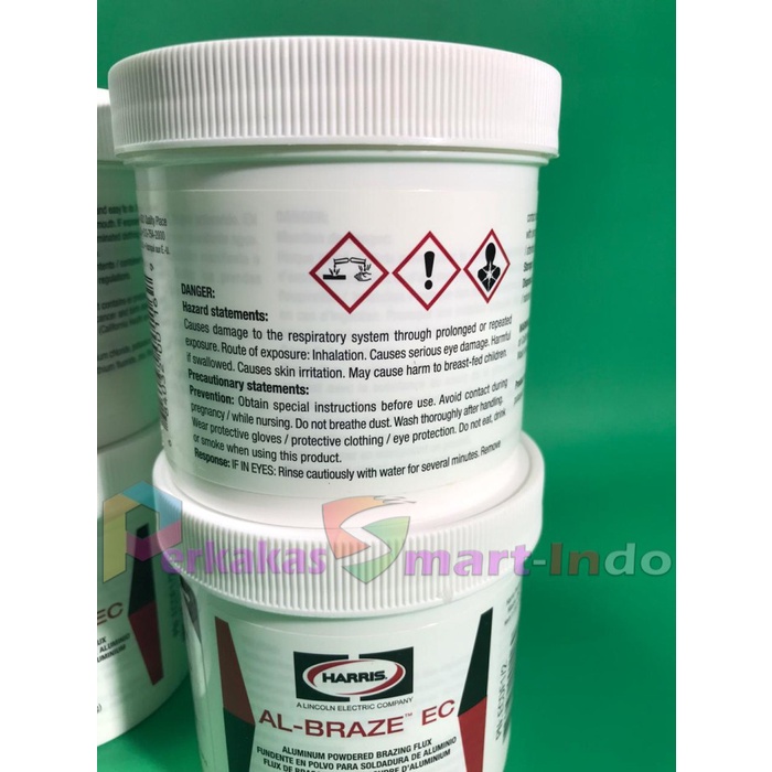 Brazing Flux Aluminium Harris Al Braze Flux Kawat Las Perak Aluminiump #Original