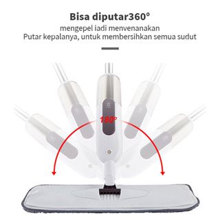 HEINO Alat Pel Lantai Semprot Floor Mop Spray Mop 360 Degree Spin Head Flat Floor Cleaner Household Cleaning Tool