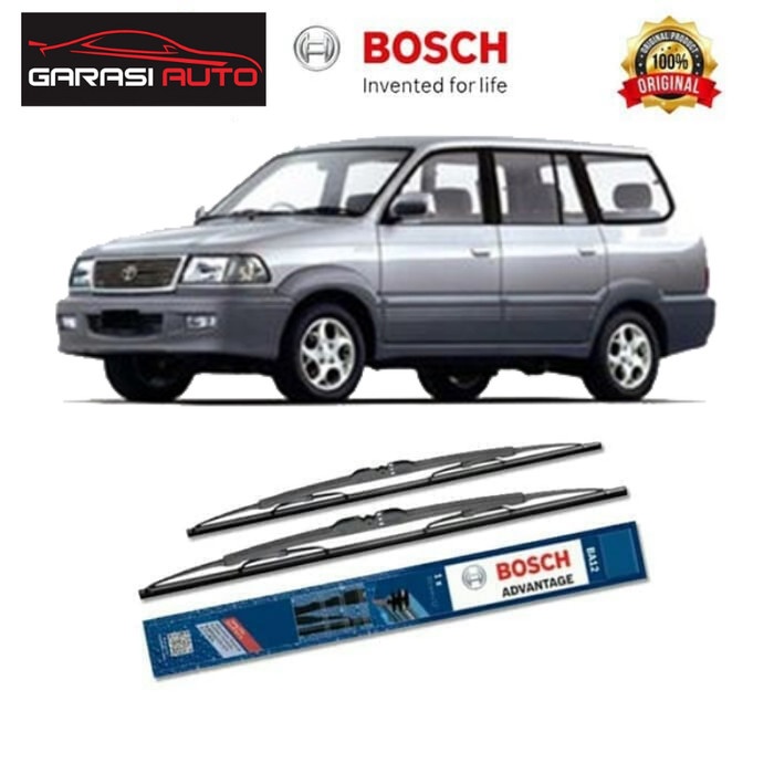 Wiper Karet Kaca Depan Mobil Kijang Kapsul LGX Original Bosch 2pcs