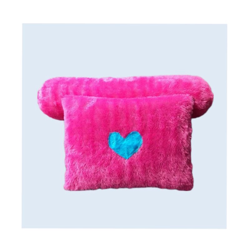 PROMO SARUNG BANTAL BULU RASFUR RESLETING❤SARUNG GULING BULU❤