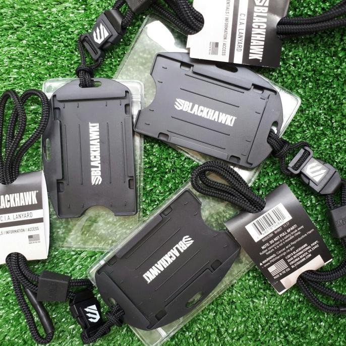 Terlaris Terbaru Cia Blackhawk Lanyard / Id Card Holder / Name Tag Termurah