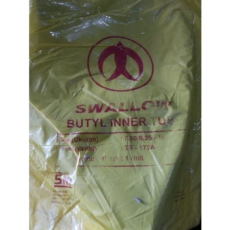 Ban Dalam Mobil 750 825 - 16 Engkel Truk Double Swallow Inner Tube Sni Baru Bukan Gajah Tunggal