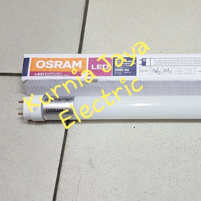 lampu led OSRAM Lampu TL LED Tube Light Neon T8 20W Putih ST8V 120CM 6500K(C8T5) lampu led kamar lam