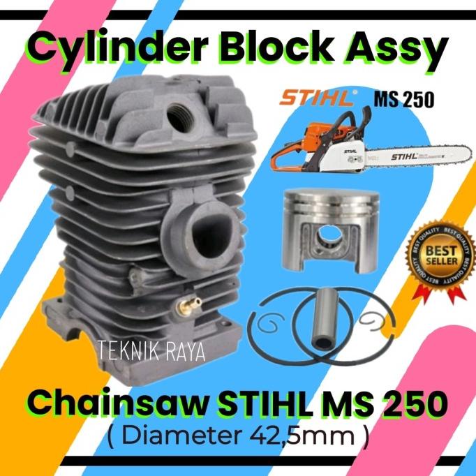 ] Cylinder blok part chainsaw senso mesin gergaji for STIHL MS250/MS 250