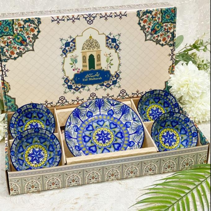 

Ramadhan Gift Box Aria Bowl & Plate Ceramik Hamper Parsel | Code By Hanabion_Shop