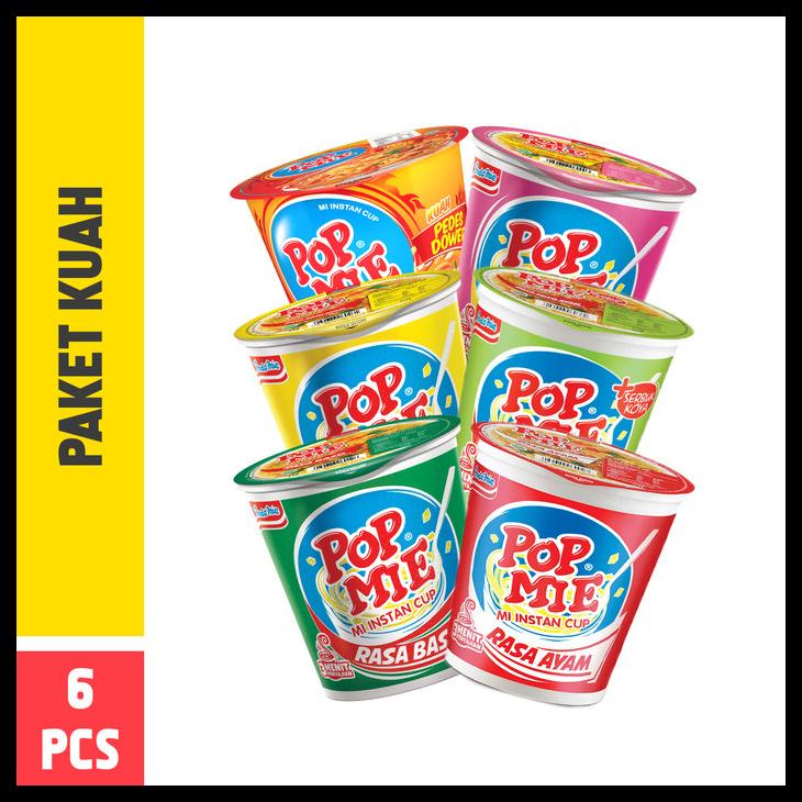 

POP MIE PAKET KUAH 6PCS 450GR KODE 260