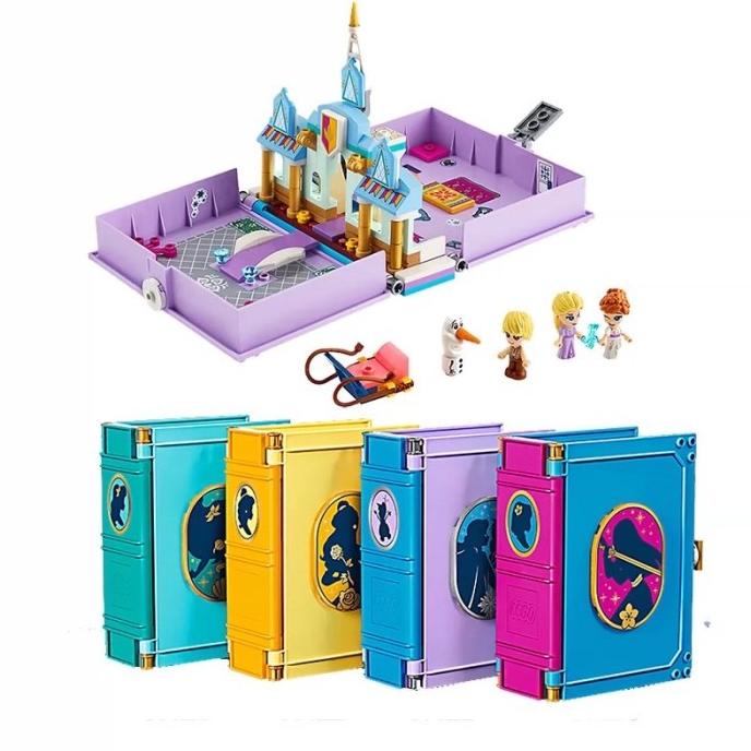 princess story book lego blocks mainan balok pretend plays