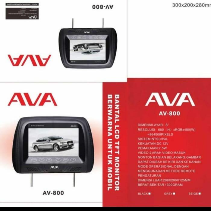 Terlaris Headrest Monitor Tv Jok Mobil /Harga 2Pc