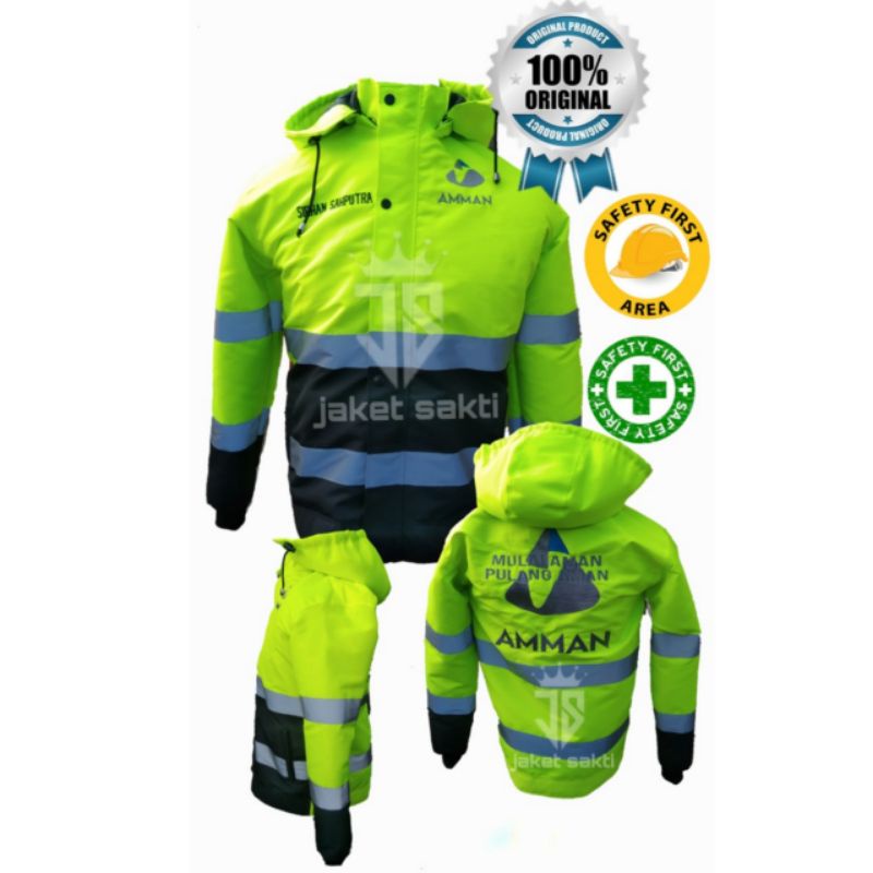 JAKET safety jaket k3 jaket tambang jaket amman