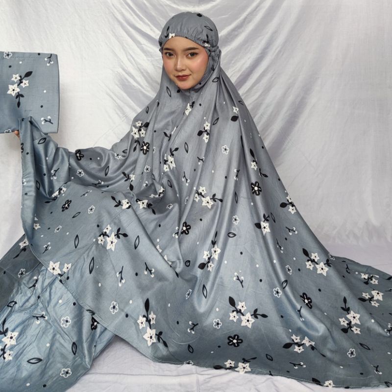 GDS Mukena Bali Rayon Dewasa Motif Bunga