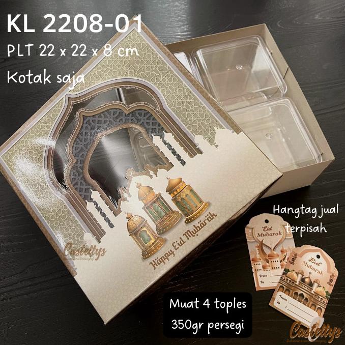 

Ready stock] Kotak Box Lebaran KL 2208-01 Kue Kering Nastar Bolu Hampers Idul Fitri