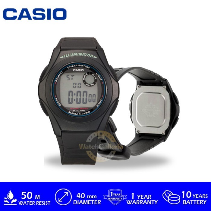Hot Sale Jam Tangan Casio General F-200W-1Adf / F200W1A / F200W Original Murah Termurah