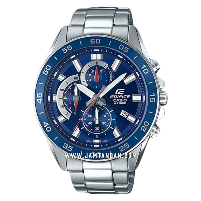 Diskon Spesial Casio Edifice Efv-550D-2Avudf Chronograph Men Blue Dial Terbaru