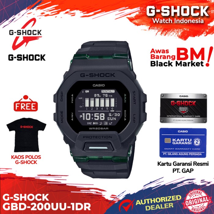 Flash Sale G-Shock Gshock Gbd-200Uu-1Dr Gbd-200Uu Gbd-200 Gbd200Uu Gbd 200Uu Terlaris