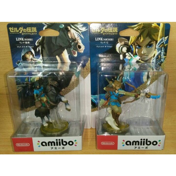 Amiibo Zelda Breath of the Wild - Link Rider & Bow SET