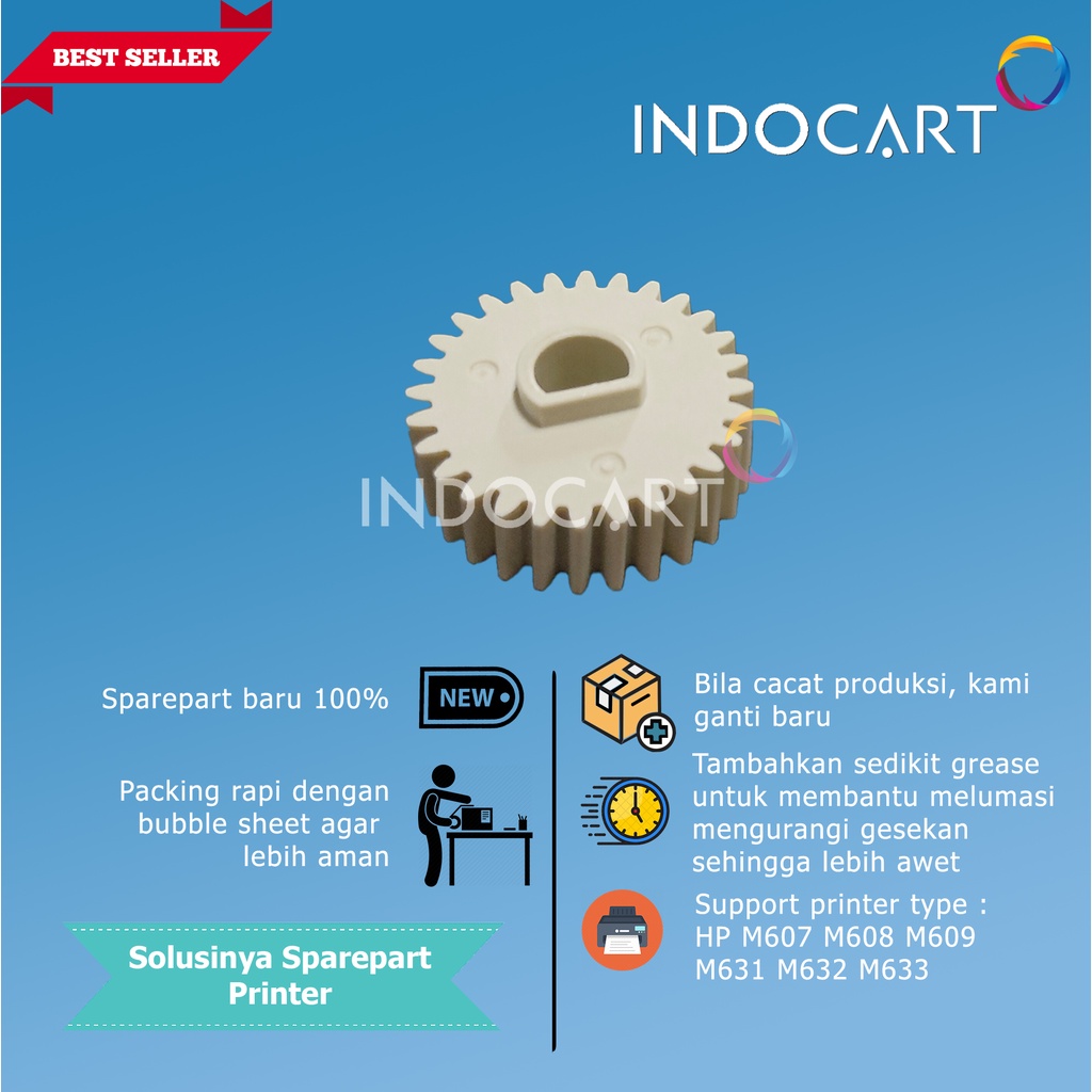 Gear 28T Pressure Roller-HP M607 M608 M609 M631 M632 M633 GR-M608-28T