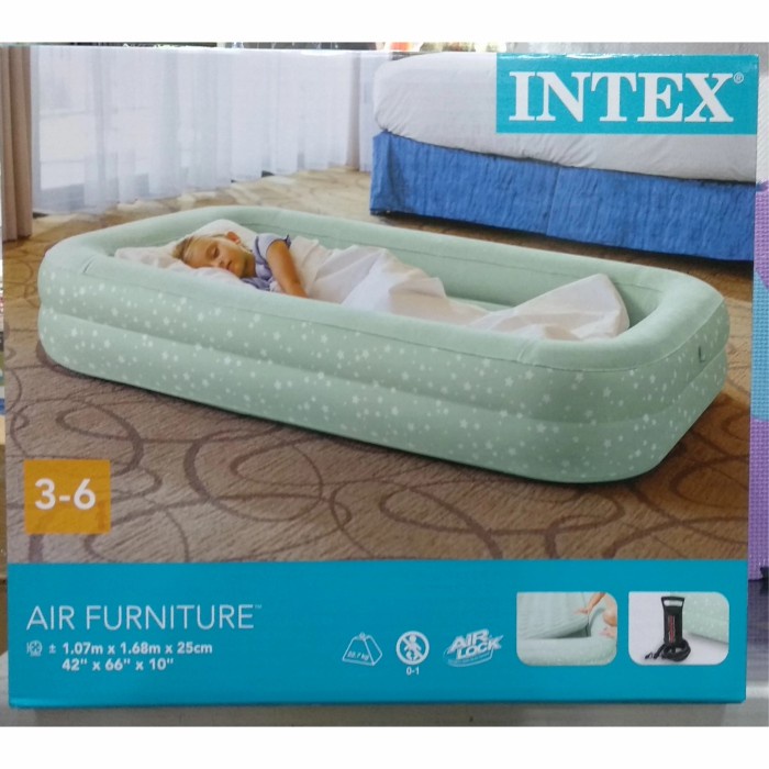 Terlaris Intex 66810 Kasur Angin Anak/Kids Travel Single Air Bed