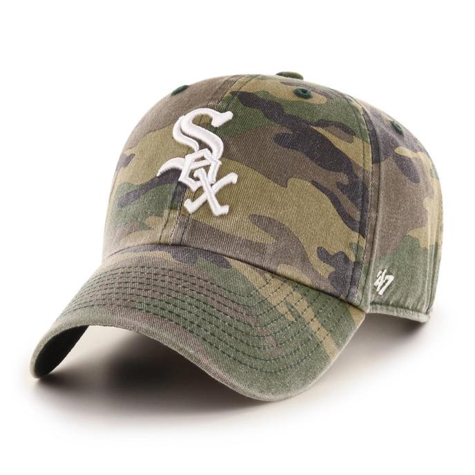 Topi Original 47 Brand Clean Up Chicago White Sox Camo ---READY---