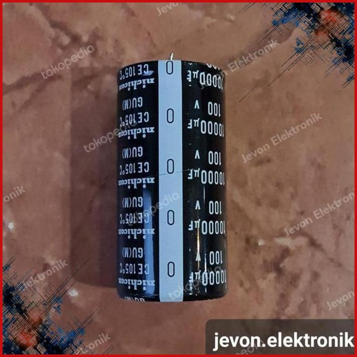 (JEVON) ELCO 10000 UF 100 V NICHICON ELKO 10.000UF 100V ORIGINAL