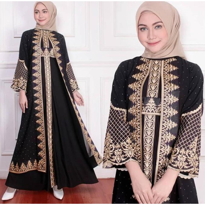 Gamis Abaya Turkey Dewasa/ Baju Gamis Dewasa/ Abaya Arab Kekinian