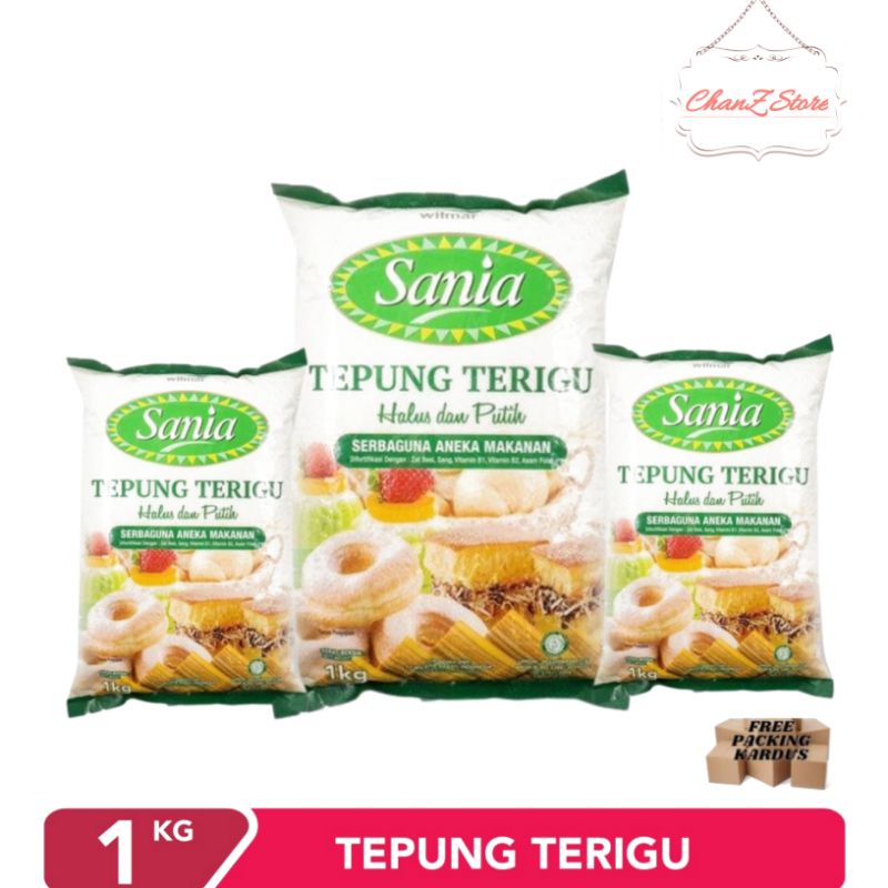 

TEPUNG TERIGU PREMIUM SERBAGUNA SANIA 1KG